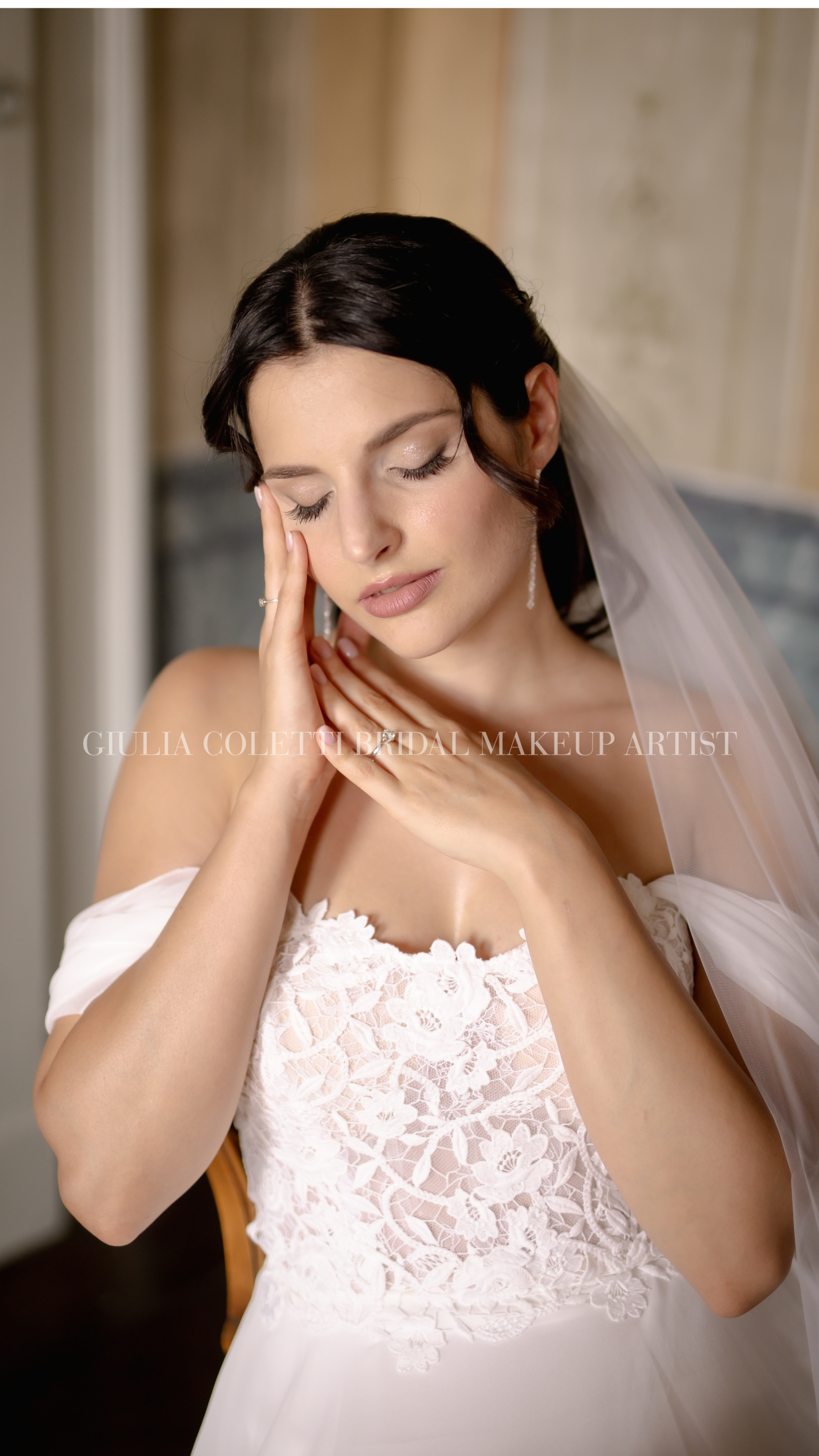 Lavoro di make-up 1 realizzato da Giulia Coletti Bridal makeup artist